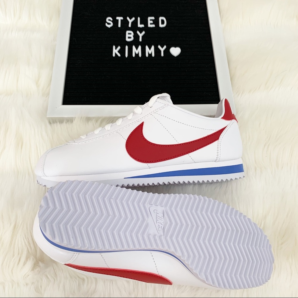 NIKE Basic Cortez Leather Sneakers Shoes New - Picture 11 of 14